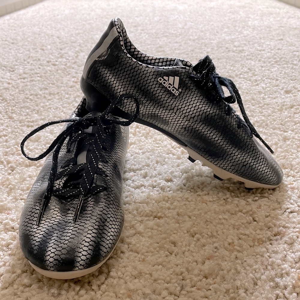 Adidas cleats, size 2